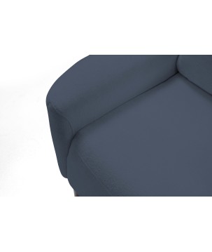 Sofa BOHO z funkcja spania i pojemnikiem CIENONIEBIESKI PERFECT HARMONY 77