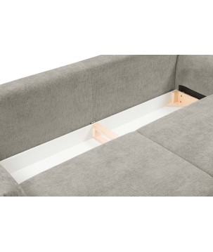 Sofa ADEL z funkcja spania i pojemnikiem SZARY OVER THE HORIZON 85