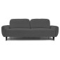 Sofa BOHO z funkcja spania i pojemnikiem GRAFITOWY PERFECT HARMONY 90