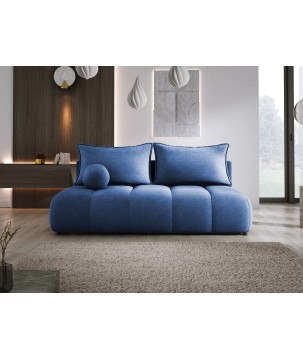 Sofa COCO z funkcja spania i pojemnikiem NIEBIESKI CLOUD 74