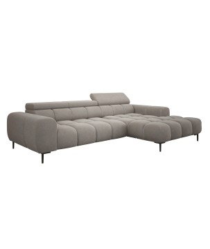 Narożnik PLAZA MINI wolnostojący Prawostronny w tkaninie Promocyjnej APHRODITE 04 WERSAL