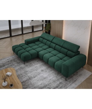 Narożnik PLAZA MINI wolnostojący Lewostronny w tkaninie CLOUD 39 WERSAL