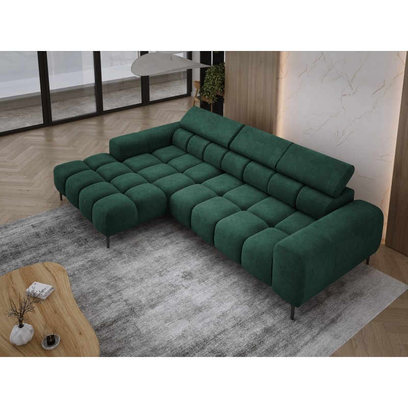 Narożnik PLAZA MINI wolnostojący Lewostronny w tkaninie CLOUD 39 WERSAL