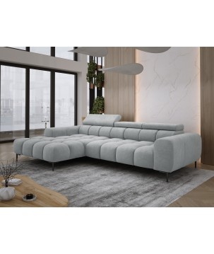 Narożnik PLAZA MINI wolnostojący Lewostronny w tkaninie CLOUD 81 WERSAL