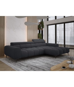 Narożnik PLAZA MINI wolnostojący Prawostronny w tkaninie Promocyjnej APHRODITE 23 WERSAL