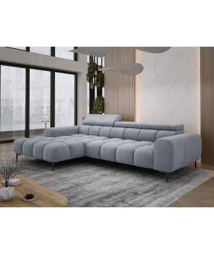 Narożnik PLAZA MINI wolnostojący Lewostronny w tkaninie CLOUD 82 WERSAL