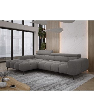 Narożnik PLAZA MINI wolnostojący Lewostronny w tkaninie Promocyjnej APHRODITE 22 WERSAL