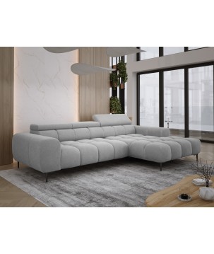 Narożnik PLAZA MINI wolnostojący Prawostronny w tkaninie Promocyjnej APHRODITE 19 WERSAL