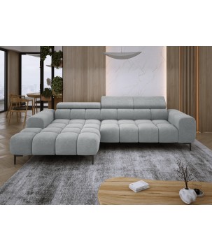 Narożnik PLAZA MINI wolnostojący Lewostronny w tkaninie CLOUD 81 WERSAL