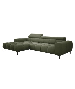 Narożnik PLAZA MINI wolnostojący Lewostronny w tkaninie Promocyjnej APHRODITE 12 WERSAL