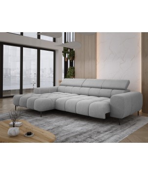 Narożnik PLAZA MINI wolnostojący Lewostronny w tkaninie Promocyjnej APHRODITE 19 WERSAL