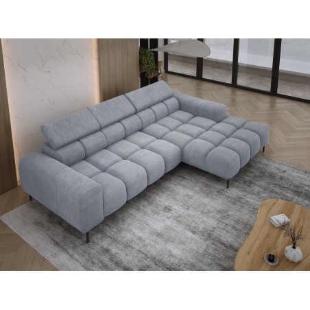 Narożnik PLAZA MINI wolnostojący Prawostronny w tkaninie CLOUD 82 WERSAL