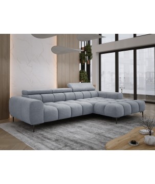 Narożnik PLAZA MINI wolnostojący Prawostronny w tkaninie CLOUD 82 WERSAL