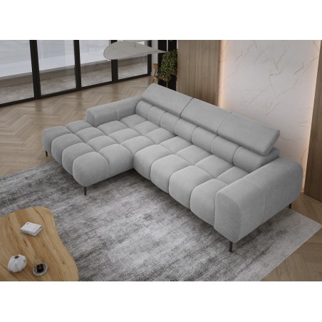 Narożnik PLAZA MINI wolnostojący Lewostronny w tkaninie Promocyjnej APHRODITE 19 WERSAL