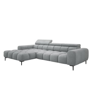 Narożnik PLAZA MINI wolnostojący Lewostronny w tkaninie CLOUD 81 WERSAL