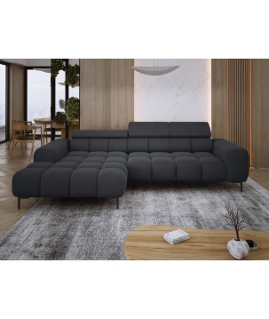 Narożnik PLAZA MINI wolnostojący Lewostronny w tkaninie Promocyjnej APHRODITE 23 WERSAL