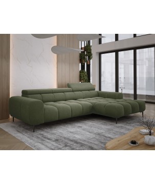 Narożnik PLAZA MINI wolnostojący Prawostronny w tkaninie Promocyjnej APHRODITE 12 WERSAL