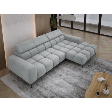 Narożnik PLAZA MINI wolnostojący Prawostronny w tkaninie CLOUD 81 WERSAL