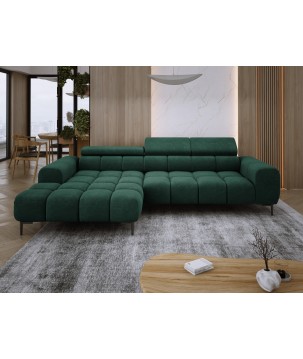 Narożnik PLAZA MINI wolnostojący Lewostronny w tkaninie CLOUD 39 WERSAL