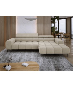 Narożnik PLAZA MINI wolnostojący Prawostronny w tkaninie CLOUD 03 WERSAL