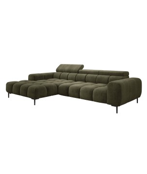 Narożnik PLAZA MINI wolnostojący Lewostronny w tkaninie EDEN 12 WERSAL