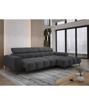 Narożnik PLAZA MINI wolnostojący Prawostronny w tkaninie EDEN 21 WERSAL