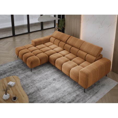 Narożnik PLAZA MINI wolnostojący Lewostronny w tkaninie EDEN 10 WERSAL