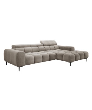 Narożnik PLAZA MINI wolnostojący Prawostronny w tkaninie EDEN 04 WERSAL