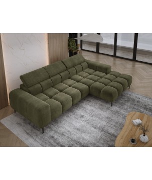Narożnik PLAZA MINI wolnostojący Prawostronny w tkaninie EDEN 12 WERSAL