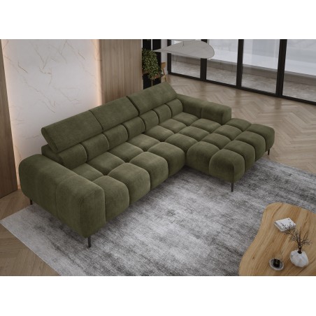 Narożnik PLAZA MINI wolnostojący Prawostronny w tkaninie EDEN 12 WERSAL