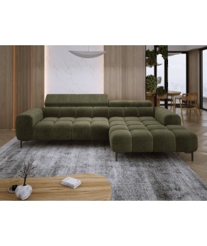 Narożnik PLAZA MINI wolnostojący Prawostronny w tkaninie EDEN 12 WERSAL