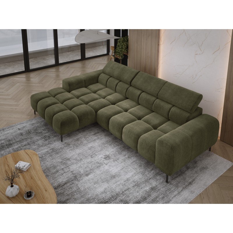 Narożnik PLAZA MINI wolnostojący Lewostronny w tkaninie EDEN 12 WERSAL