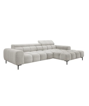 Narożnik PLAZA MINI wolnostojący Prawostronny w tkaninie EDEN 01 WERSAL