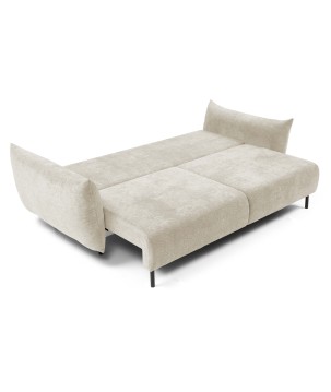 Sofa ADEL z funkcja spania i pojemnikiem ECRU OVER THE HORIZON 03