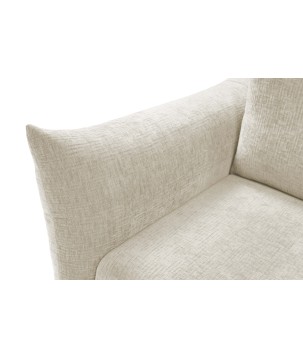 Sofa ADEL z funkcja spania i pojemnikiem ECRU OVER THE HORIZON 03