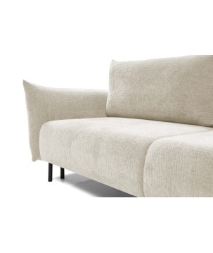 Sofa ADEL z funkcja spania i pojemnikiem ECRU OVER THE HORIZON 03