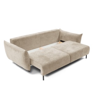 Sofa ADEL z funkcja spania i pojemnikiem BEŻOWY OVER THE HORIZON 08