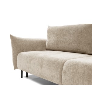 Sofa ADEL z funkcja spania i pojemnikiem BEŻOWY OVER THE HORIZON 08