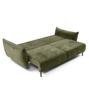 Sofa ADEL z funkcja spania i pojemnikiem OLIWKOWY OVER THE HORIZON 38