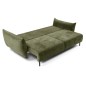 Sofa ADEL z funkcja spania i pojemnikiem OLIWKOWY OVER THE HORIZON 38