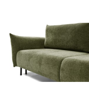 Sofa ADEL z funkcja spania i pojemnikiem OLIWKOWY OVER THE HORIZON 38