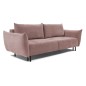 Sofa ADEL z funkcja spania i pojemnikiem BRUDNY RÓŻ OVER THE HORIZON 64
