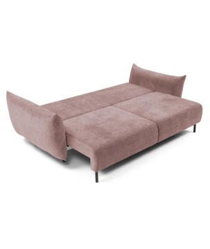 Sofa ADEL z funkcja spania i pojemnikiem BRUDNY RÓŻ OVER THE HORIZON 64