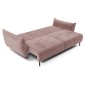 Sofa ADEL z funkcja spania i pojemnikiem BRUDNY RÓŻ OVER THE HORIZON 64
