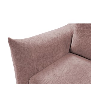 Sofa ADEL z funkcja spania i pojemnikiem BRUDNY RÓŻ OVER THE HORIZON 64