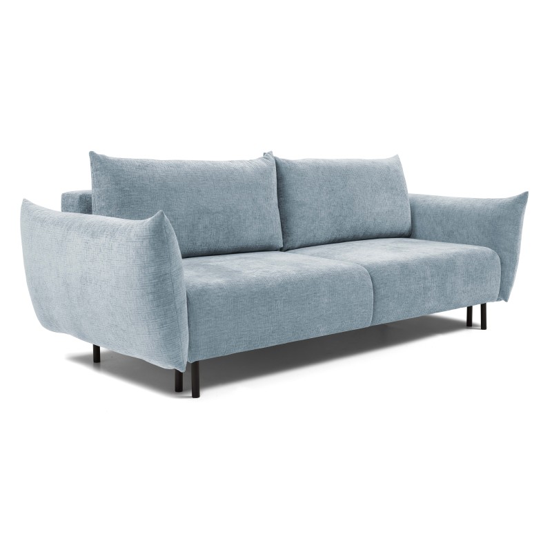 Sofa ADEL z funkcja spania i pojemnikiem BŁĘKITNY OVER THE HORIZON 70