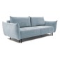 Sofa ADEL z funkcja spania i pojemnikiem BŁĘKITNY OVER THE HORIZON 70