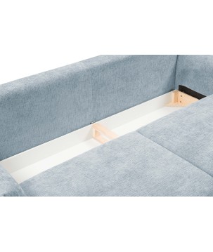 Sofa ADEL z funkcja spania i pojemnikiem BŁĘKITNY OVER THE HORIZON 70