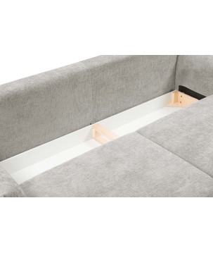 Sofa ADEL z funkcja spania i pojemnikiem JASNY SZARY OVER THE HORIZON 80