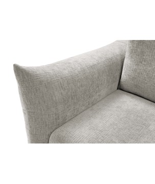 Sofa ADEL z funkcja spania i pojemnikiem JASNY SZARY OVER THE HORIZON 80